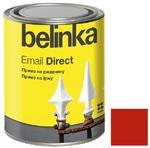 фото Эмаль антикоррозионная по ржавчине Belinka Email Direct красная 0,75 л