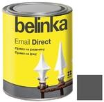 фото Эмаль антикоррозионная по ржавчине Belinka Email Direct серая 2,5 л