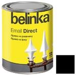 фото Эмаль антикоррозионная по ржавчине Belinka Email Direct черная 2,5 л