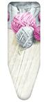 фото Чехол для гладильной доски colombo, Клубки Пряжи, 140*55 см, серый/розовый