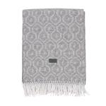 фото Плед Gant Home GRAF Throw 130x180см, серый, 55% хлопок, 35% овечья шерсть, 10% полиамид