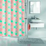 фото Mathilda Multicolor Шторка для ванной 180x200 см, 100% полиэстер