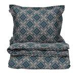 фото Пододеяльник 1,5-спальный Gant Home Fez, 150x200см, серо-берюзовый, 100% египетский хлопок