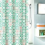 фото CurtaiIda Multicolor Шторка для ванной 180x200 см, 100% полиэстер