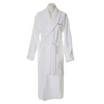 фото Халат махровый унисекс Gant Home PREMIUM VELOUR ROBE, размер M, белый, 100% египетский хлопок