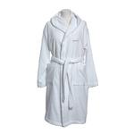 фото LIGHT VELOUR ROBE Халат махровый унисекс (100%хл,320г/м2), размер XS,белый