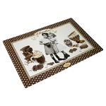 фото CHOCOLATE VINTAGE Салфетка под посуду двухсторонняя 45*30см. Пластик