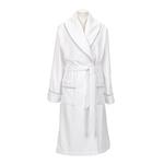 фото Халат махровый унисекс Gant Home PREMIUM VELOUR ROBE, размер XL, белый, 100% египетский хлопок