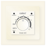 фото Терморегулятор встраиваемый Caleo 420 бежевый с адаптерами 3,5 кВт