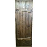 фото Дверь для бани Doorwood DW01138 Русь деревянная состаренная 690х1890 мм