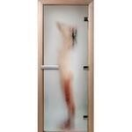 фото Дверь для сауны стеклянная Doorwood Фотопечать A097 700х1900 мм