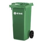 фото Контейнер пластиковый для мусора Ese 120 л зеленый
