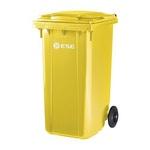 фото Контейнер пластиковый для мусора Ese 240 л желтый