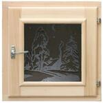 фото Окно для бани Doorwood DW00871 Art термостекло 400х400 мм