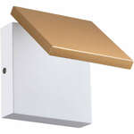 фото Светильник настенный светодиодный Odeon Light Squadro 3859/10WG белый с золотом 10W 220V