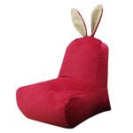 фото Кресло Dreambag зайчик малиновое 70х70х70