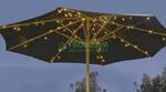 фото Электрогирлянда зонт Star Trading Желтый 1.4м 484-37