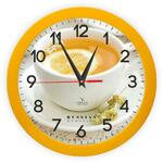 фото Часы настенные ВЕГА, Лимонный чай, 29 см