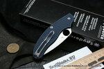 Фото №6 Нож складной Spyderco UK Penknife Dark Blue C94PDBL