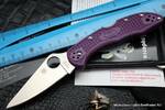 фото Нож Spyderco Delica Flat Ground Purple C11FPPR