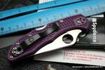 Фото №4 Нож Spyderco Delica Flat Ground Purple C11FPPR