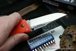 Фото №6 Нож Cold Steel модель 54NVRY Steve Austin Working Man Blaze Orange