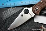 Фото №2 Нож Spyderco Delica Flat Ground Brown C11FPBN