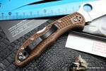 Фото №4 Нож Spyderco Delica Flat Ground Brown C11FPBN