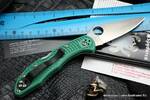 Фото №2 Нож Spyderco Delica Flat Ground Green C11FPGR