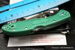 Фото №3 Нож Spyderco Delica Flat Ground Green C11FPGR