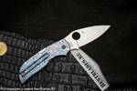 Фото №3 Spyderco Chaparral 3 Blue Stepped Titanium 152STIBLP