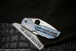 Фото №6 Spyderco Chaparral 3 Blue Stepped Titanium 152STIBLP