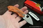 Фото №3 Нож складной Spyderco Meerkat Sprint Run Orange 64JPBORE