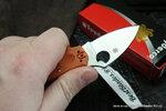 Фото №4 Нож складной Spyderco Meerkat Sprint Run Orange 64JPBORE