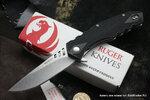 фото Нож складной Ruger Knives Follow-Through™ Compact IKBS® Flipper, Stonewashed Plain Blade 80 мм. CRR1703 (CRKT)