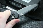 Фото №5 Складной автоматический нож с кнопкой Benchmade 9600BK Rukus II Auto