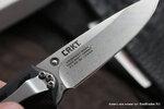 Фото №3 Нож-полуавтомат Ruger Knives Crack-Shot™ Compact, Ken Steigerwalt Design, Stonewashed Plain Blade 80 мм. CRR1205 (CRKT)