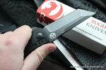 Фото №3 Нож складной Ruger Knives 2-Stage™ Compact Flipper, Blackwashed Plain Blade 80 мм. CRR2103K (CRKT)