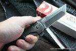 Фото №4 Нож складной Ruger Knives 2-Stage™ Compact Flipper, Blackwashed Plain Blade 80 мм. CRR2103K (CRKT)