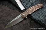 фото Нож складной Ripple Bronze Coating Stainless Steel Handle (IKBS® Flipper) 80 мм. CR/K406BXP (CRKT)