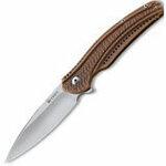 Фото №5 Нож складной Ripple Bronze Coating Stainless Steel Handle (IKBS® Flipper) 80 мм. CR/K406BXP (CRKT)