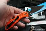 Фото №4 Нож Spyderco Delica 4 Flat Ground Orange FRN 11FPOR