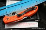 Фото №5 Нож Spyderco Delica 4 Flat Ground Orange FRN 11FPOR