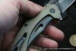 Фото №5 Нож Kershaw K7007TANBW Natrix - нож складной, бежевый G10, сталь 8Cr13MoV, блэквош