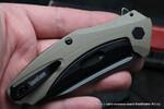 Фото №7 Нож Kershaw K7007TANBW Natrix - нож складной, бежевый G10, сталь 8Cr13MoV, блэквош