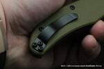 Фото №5 Нож Cold Steel 54S3A Broken Skull 3 (OD Green) - нож складной, сталь S35VN, рукоять зеленая