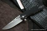 фото Нож складной Ruger Knives Follow-Through™ IKBS® Flipper, Stonewashed Plain Blade 90 мм. CRR1701 (CRKT)