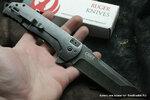 Фото №2 Нож складной Ruger Knives 2-Stage™ Flipper, Blackwashed Plain Blade 100 мм. CRR2101K (CRKT)