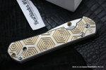 Фото №5 Нож складной Chris Reeve Large Sebenza 21 Computer Generated Graphic Hex in Gold ChR/L21-1042