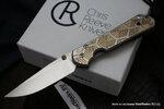 Фото №7 Нож складной Chris Reeve Large Sebenza 21 Computer Generated Graphic Hex in Gold ChR/L21-1042